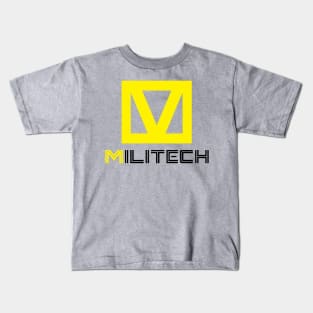 Militech Arms Company Cyberpunk - Black Kids T-Shirt